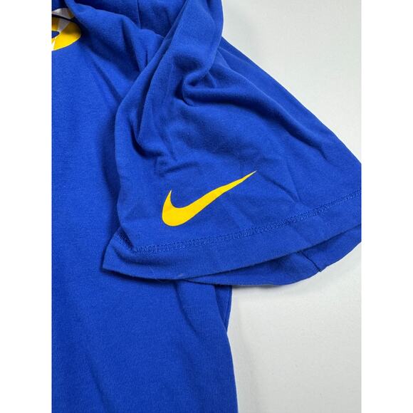 Nike NFL Los Angeles Rams Hoodie T-Shirt Mens Small Sideline Short Sleeve Blue - Picture 6 of 7